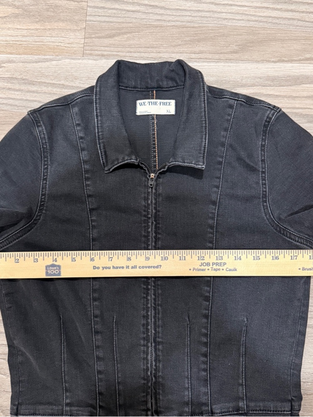 We The Free Black Short-Sleeve Zip-Front Jumpsuit - Picture 8 of 13